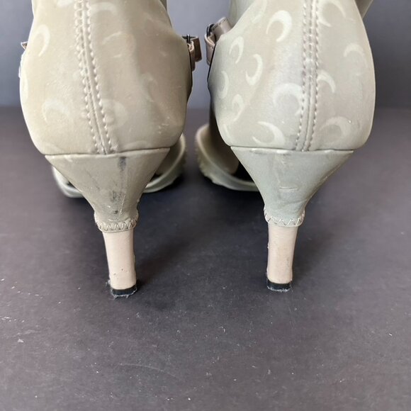 Marine Serre Neutrals Neutral 50 Crescent Moon Reflective Sock Boots Size 41 - Picture 9 of 14